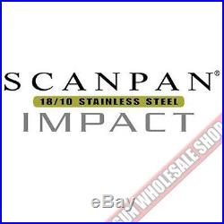 100% Genuine! SCANPAN Impact Stainless Steel 26cm 11L Stock Pot! RRP $179.00