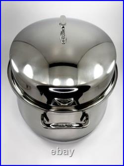 10-Quart All-Clad Stainless Steel Covered Oval Roaster with Rack