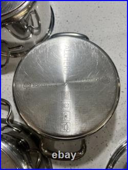10pc Set Of Schulte-Ufer Cooking Pots Quality Stainless with Lids Germany