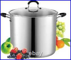 12 Quart Stainless Steel Stockpot with Lid