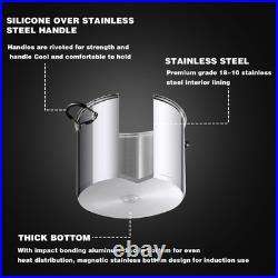 12 Quart Stainless Steel Stockpot with Lid