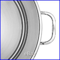 137.5QT Stainless Steel Stock Pot Brewing Beer Kettle Soup Pan Large Sauce