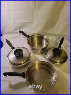 13pc TOWNECRAFT CHEF'S WARE COOKWARE T304 Multicore Stainless Set Towncraft