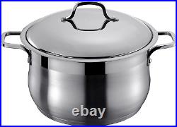 14.2Qt Commercial Grade Large Stock Pot Stainless Steel Stockpot Stew Pot with L