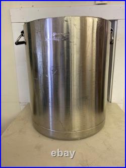 14 Gallon Heavy Stainless Steel Outdoor Cooking Pot Campfire Meals, Crab Boils