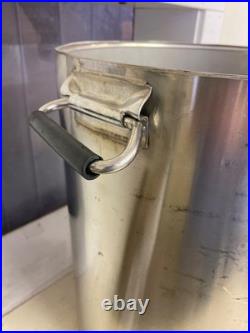 14 Gallon Heavy Stainless Steel Outdoor Cooking Pot Campfire Meals, Crab Boils