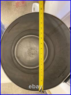 14 Gallon Heavy Stainless Steel Outdoor Cooking Pot Campfire Meals, Crab Boils