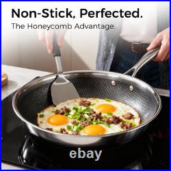 14-Piece Nonstick Hybrid Hex Cookware Set Induction & Oven Safe, PFOA Free