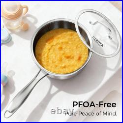 14-Piece Nonstick Hybrid Hex Cookware Set Induction & Oven Safe, PFOA Free