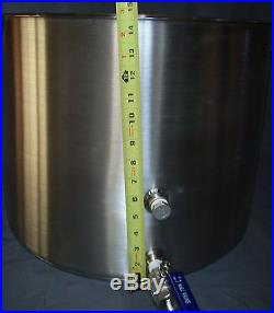 15 Gallon Stainless Kettle 60 Qt Stock Pot Home Brew Equipment Beer Boiling Mash