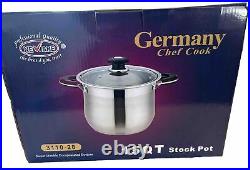 15 QT Stanley Steel Germany Chef Cook Pot