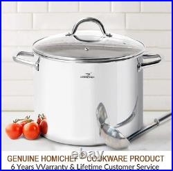 16 Quart Nickel Free Stainless Steel Stock Pot with Glass Lid Quality