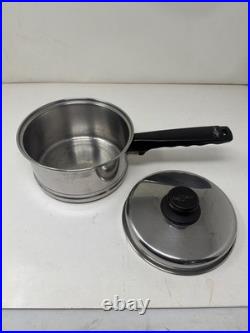 17 Piece Set LIFETIME T304 Stainless Steel Custom Designed Cookware USA