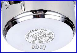 18/10 Stainless Steel 20-Qt Stockpot, Even Heat Distribution