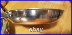 18 Piece Vintage Revere Ware 1801 Copper Bottom Cookware Set Lot! RARE PAN-Read