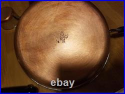 18 Piece Vintage Revere Ware 1801 Copper Bottom Cookware Set Lot! RARE PAN-Read