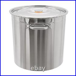 201 Stainless Steel Large Capacity 35/52/74L Stock Pot With Draining Bucket USA