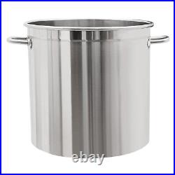 201 Stainless Steel Large Capacity 35/52/74L Stock Pot With Draining Bucket USA