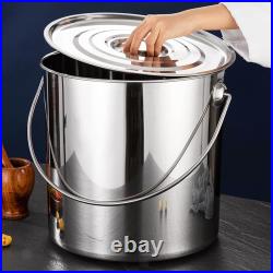 201 Stainless Steel Stockpot with Lid Canning Pasta Pot