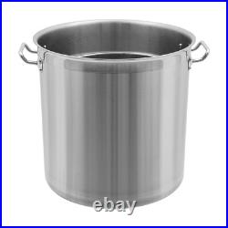 20QT Cooking Pot Set 14.813.8in Stainless Steel Soup Pot Draining Bucket with Lid
