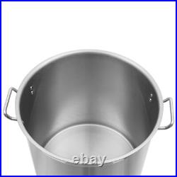 20QT Cooking Pot Set 14.813.8in Stainless Steel Soup Pot Draining Bucket with Lid