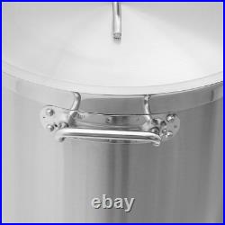 20QT Cooking Pot Set 14.813.8in Stainless Steel Soup Pot Draining Bucket with Lid