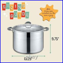 20 Quart Stainless Steel Canning Pot Set with Rack, Tongs, Lifter, Funnel