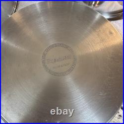 24 Element Stainless Steel Cookware Set 13 12QT 20QT 35QT With Lids AS-IS