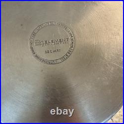 24 Element Stainless Steel Cookware Set 13 12QT 20QT 35QT With Lids AS-IS