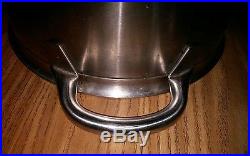 24 QT BOURGEAT STAINLESS STEEL STOCKPOT STEAMER + LID Lobster Clambake FRANCE