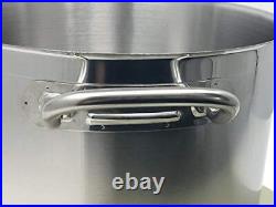24 Qt Stainless Steel Stock Pot withCover