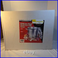 24qt S/S Stock Pot withCover (2 Set)