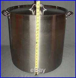 26 Gallon Stainless Kettle 104 Qt Stock Pot Home Brewing Beer Wine Cider Mead
