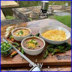 30-Qt Stainless Steel Stockpot with Heavy Duty Handles & Domed Lid for Cooking