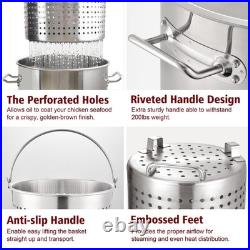 32QT Stainless Steel Stock pot with 55,000BTU Propane Burner