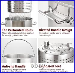 32QT Stainless Steel Stockpot With 200,000BTU Propane Burner