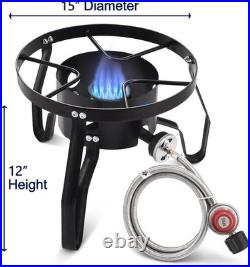 32QT Stock pot Seafood Boil Pot and Propane Stove Outdoor Cooker