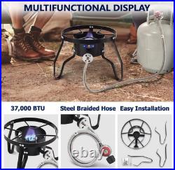 32QT Stock pot Seafood Boil Pot and Propane Stove Outdoor Cooker