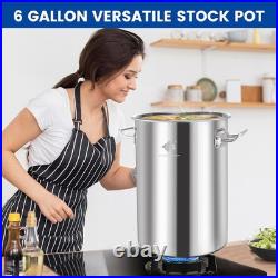 32QT Turkey Fryer Stainless Steel Stock Pot & Stainless Steel Propane Burner