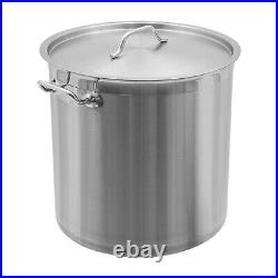 33/52 Quart Stock Pot Stainless Steel Large Kitchen Soup Big Cooking Restaurant 33/52 Quart Stock Pot Stainless Steel Large Kitchen Soup Big Cooking Restaurant