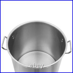 33/52 Quart Stock Pot Stainless Steel Large Kitchen Soup Big Cooking Restaurant