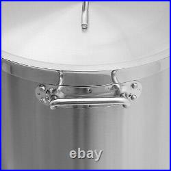 33/52 Quart Stock Pot Stainless Steel Large Kitchen Soup Big Cooking Restaurant 33/52 Quart Stock Pot Stainless Steel Large Kitchen Soup Big Cooking Restaurant
