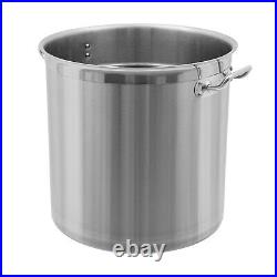 33/52 Quart Stock Pot Stainless Steel Large Kitchen Soup Big Cooking Restaurant