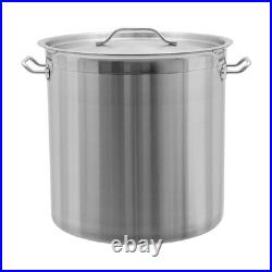 33/52 Quart Stock Pot Stainless Steel Large Kitchen Soup Big Cooking Restaurant 33/52 Quart Stock Pot Stainless Steel Large Kitchen Soup Big Cooking Restaurant