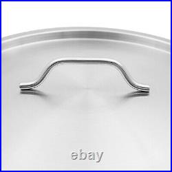 33/52 Quart Stock Pot Stainless Steel Large Kitchen Soup Big Cooking Restaurant