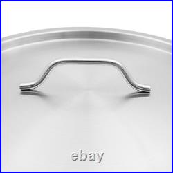 33/52 Quart Stock Pot Stainless Steel Large Kitchen Soup Big Cooking Restaurant