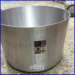 34 Litre stainless Steel Stock Pot Soup Boiling Pan Polished Kettle commercial