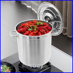 35L/37Qt Stock Pot 201 Stainless Steel Crawfish Seafood Boil Pot Kitchen/Outdoor 35L/37Qt Stock Pot 201 Stainless Steel Crawfish Seafood Boil Pot Kitchen/Outdoor
