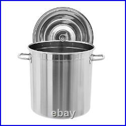 35L/37Qt Stock Pot 201 Stainless Steel Crawfish Seafood Boil Pot Kitchen/Outdoor 35L/37Qt Stock Pot 201 Stainless Steel Crawfish Seafood Boil Pot Kitchen/Outdoor