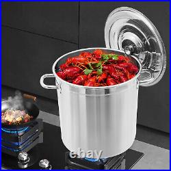 35L/37Qt Stock Pot 201 Stainless Steel Crawfish Seafood Boil Pot Kitchen/Outdoor 35L/37Qt Stock Pot 201 Stainless Steel Crawfish Seafood Boil Pot Kitchen/Outdoor